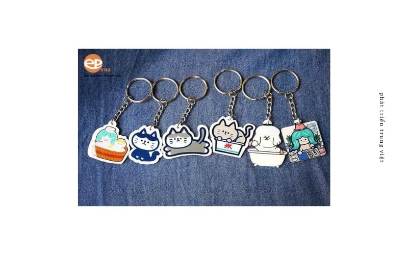 Làm móc khóa đẹp tại Quà tặng EPVINA